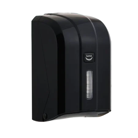 Dozownik papieru toaletowego w składce, czarny