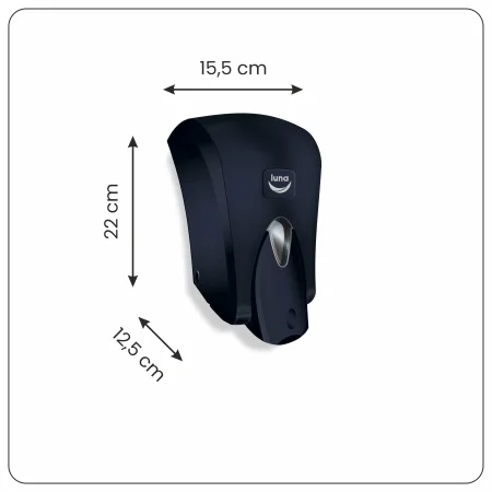 Dozownik mydła w pianie 1 l, czarny