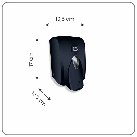 Dozownik mydła w płynie 0,5 l czarny