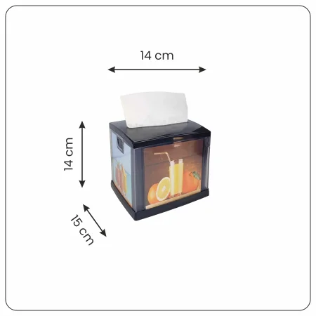 Dozownik serwetek czarny mini