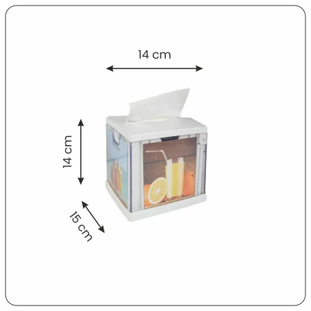 Dozownik serwetek biały mini