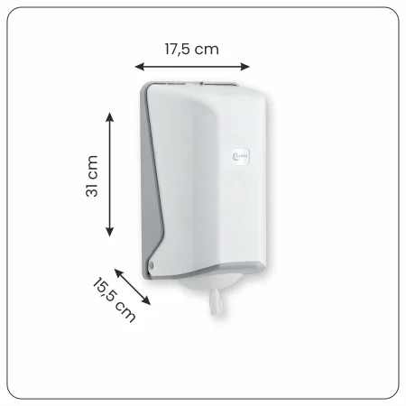 Dozownik ręcznika w systemie Center Pull mini, biały (sg2)