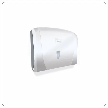 Dozownik ręcznika składanego w systemie "V"mini, biały