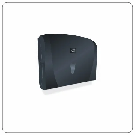 Dozownik ręcznika składanego w systemie "V" mini, czarny